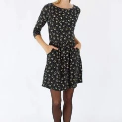 SHOKO Dress Luiza Flowers Grey.