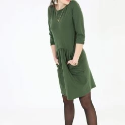 SHOKO Dresses Dress Luiza Forest Green.