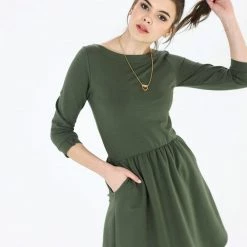 SHOKO Dresses Dress Luiza Forest Green.