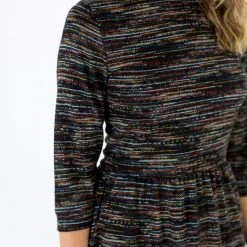 SHOKO Dresses Dress Luiza In Black Colorful.