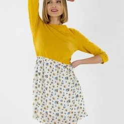 SHOKO Dress Luiza Mustard Floral. Dresses 7 SHOKO Dress Luiza Mustard Floral. Dresses