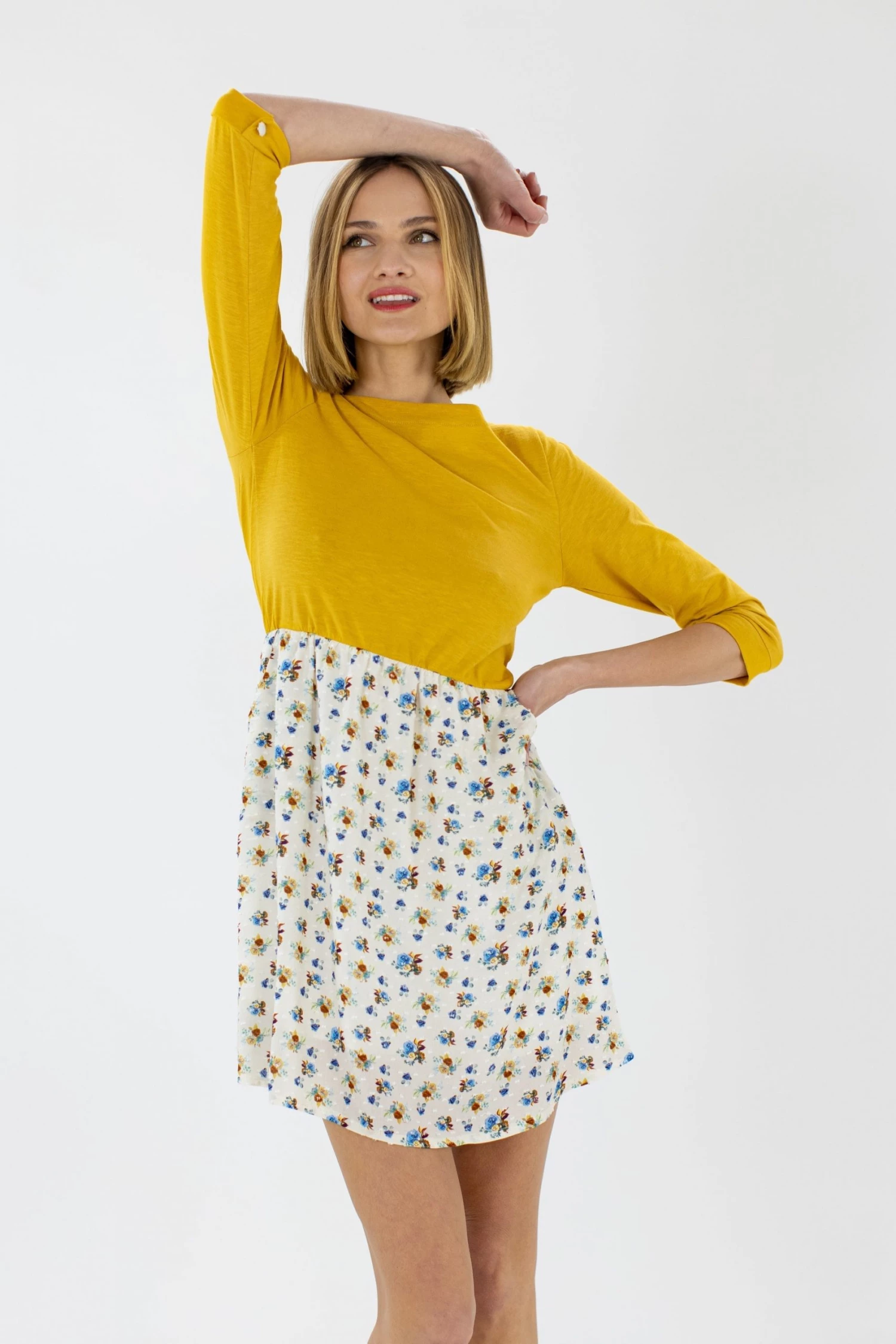 SHOKO Dress Luiza Mustard Floral. Dresses 4 SHOKO Dress Luiza Mustard Floral. Dresses