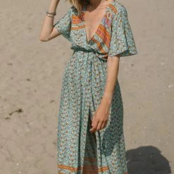 SHOKO Dress Maeve Green New In