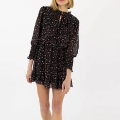 SHOKO Dress Melba Black Floral Dresses