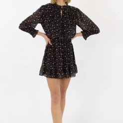 SHOKO Dress Melba Black Floral Dresses