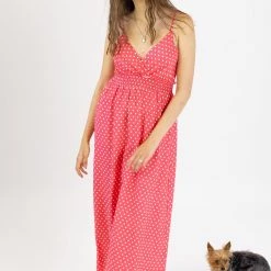 SHOKO Dress Melody Watermelon Pink New In