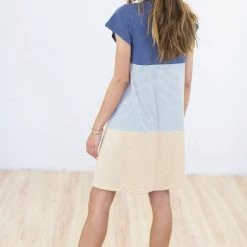 SHOKO Dresses Dress Mia Navy Stripes & Yellow Chevron. 11 SHOKO Dresses Dress Mia Navy Stripes & Yellow Chevron.