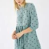 SHOKO Dress Naria Mint Polka Dots.