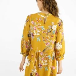 SHOKO Dresses Dress Naria Mustard Floral.