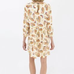 SHOKO Dress Naria Paisley Cream.