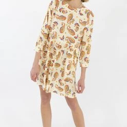 SHOKO Dress Naria Paisley Cream.