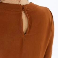 SHOKO View All Dress Naria Reddish Brown.