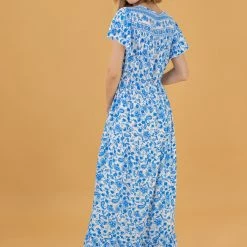 SHOKO New In Dress Palmer Sea Blue