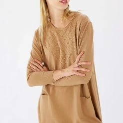 SHOKO Dresses Dress Rhomby Knit Mocha