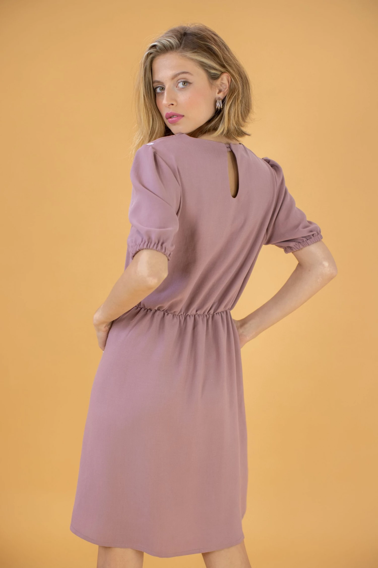 SHOKO New In Dress Rosalie Dusty Pink. 3 SHOKO New In Dress Rosalie Dusty Pink.