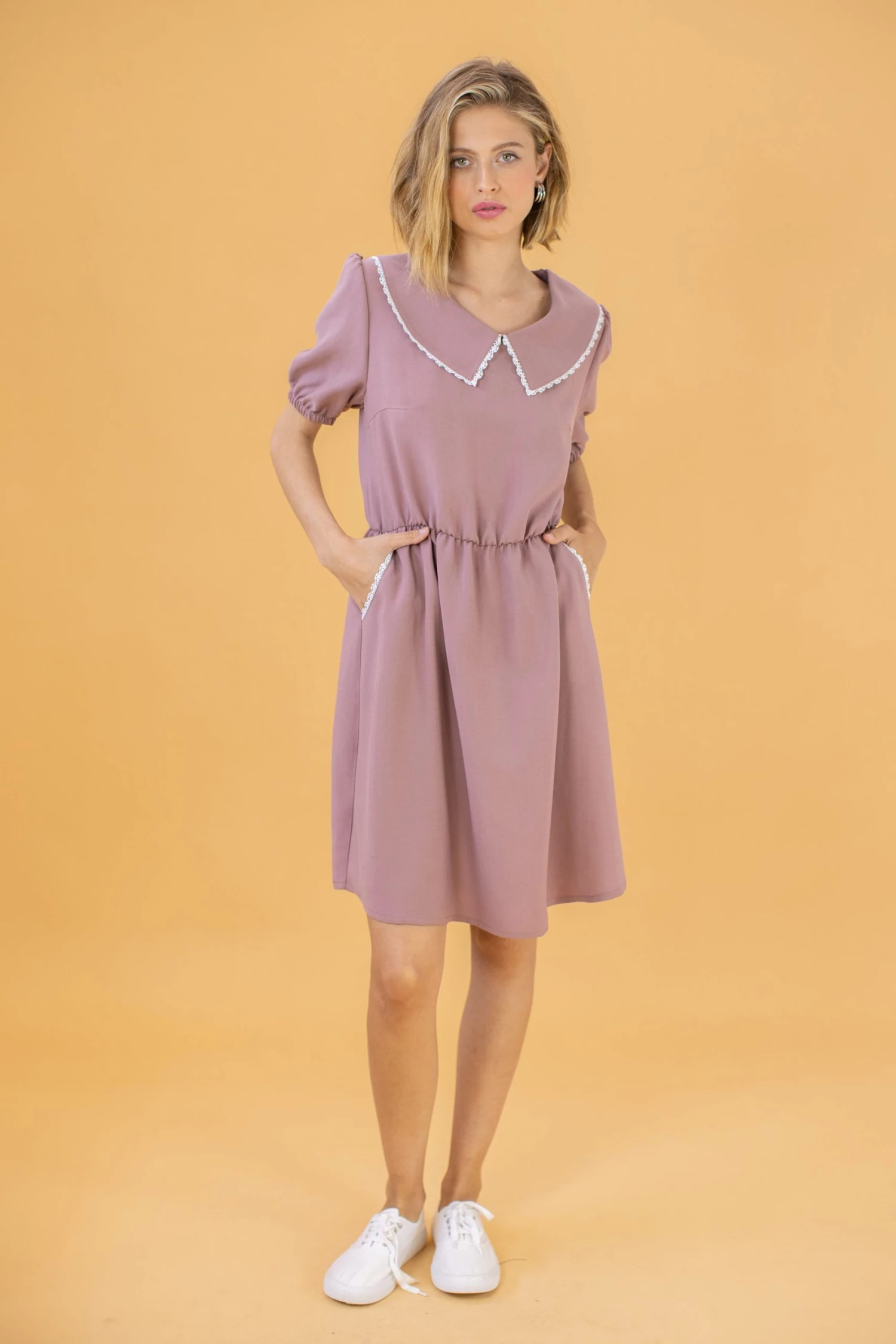 SHOKO New In Dress Rosalie Dusty Pink. 7 SHOKO New In Dress Rosalie Dusty Pink.