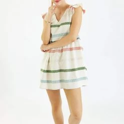 SHOKO Dresses Dress Syros Cream Folk.