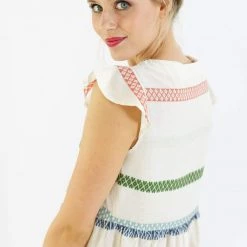 SHOKO Dresses Dress Syros Cream Folk.