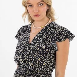 SHOKO Dress Talia Black Floral 6 SHOKO Dress Talia Black Floral