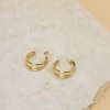 SHOKO Earrings Chunky Hoop Gold Next Day Delivery