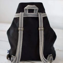 Shoko Bags Folded Backpack Beirut Lotus Flower Blue *vegan