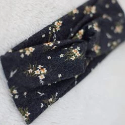 SHOKO Headband Flowers Grey