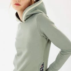 SHOKO Hoodie Annemarie Mint Floral Sweaters & Hoodies