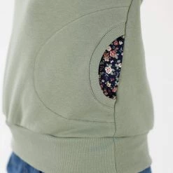 SHOKO Hoodie Annemarie Mint Floral Sweaters & Hoodies