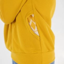 SHOKO Hoodie Annemarie Mustard Geo. Sweaters & Hoodies