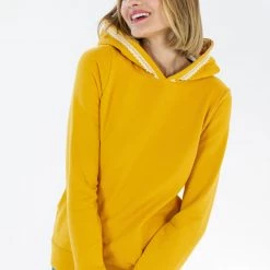 SHOKO Hoodie Annemarie Mustard Geo. Sweaters & Hoodies
