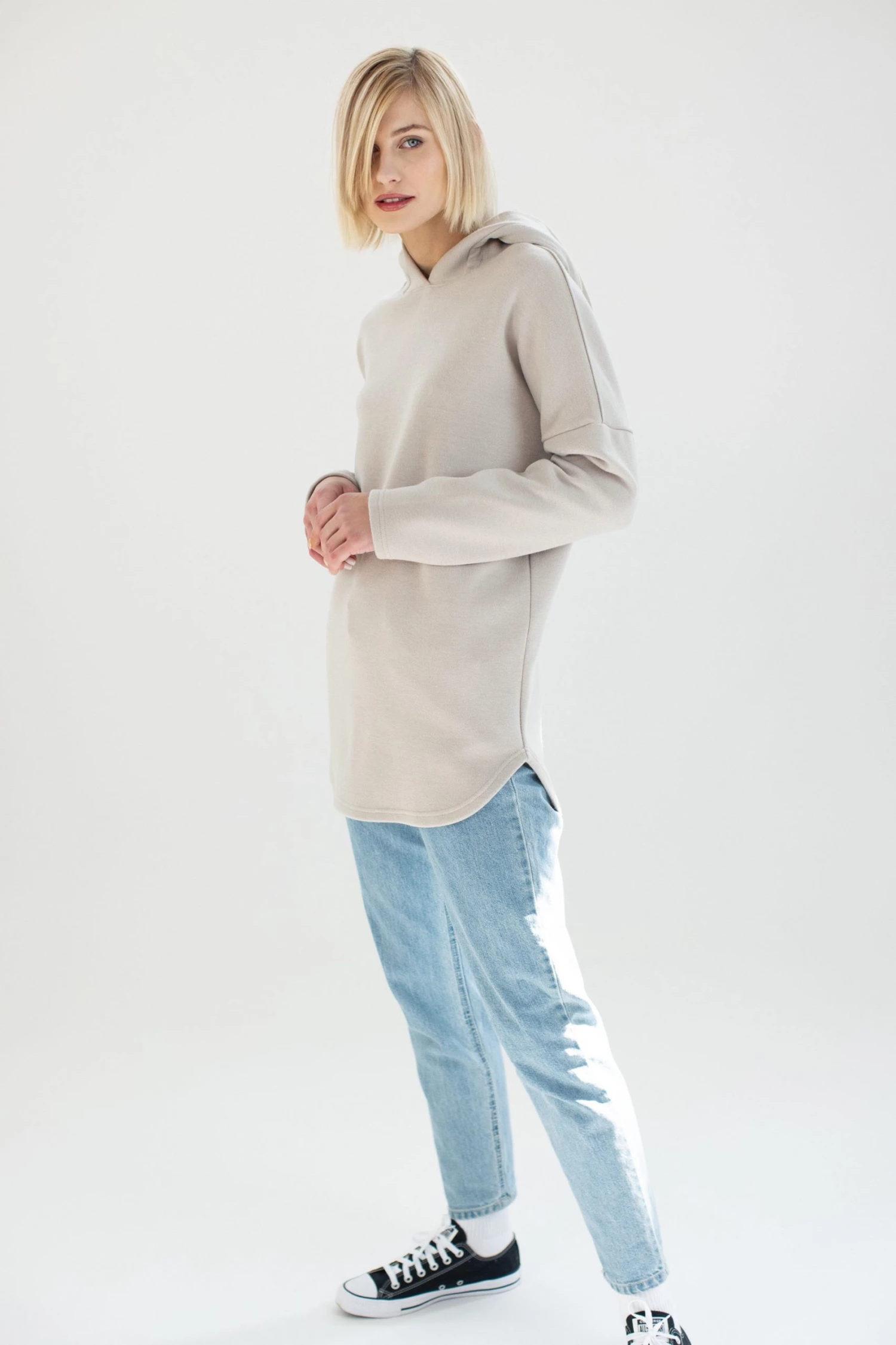 SHOKO Sweaters & Hoodies Hoodie Geneva Beige. 4 SHOKO Sweaters & Hoodies Hoodie Geneva Beige.