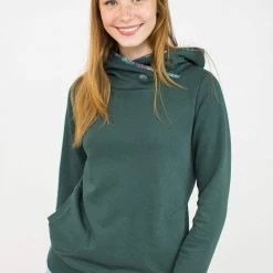 SHOKO Hoodie Oklahoma In Green. Sweaters & Hoodies