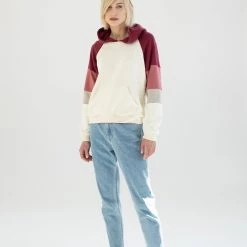 SHOKO Sweaters & Hoodies Hoodie Remi Dark Red.