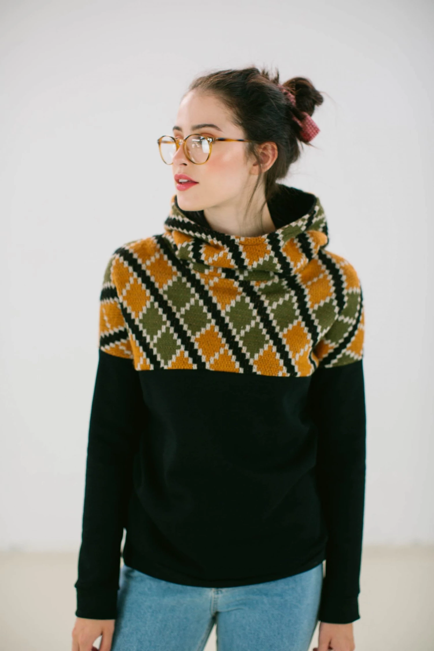 SHOKO Sweaters & Hoodies Hoodie To Go Black Patchwork. 11 SHOKO Sweaters & Hoodies Hoodie To Go Black Patchwork.