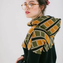 SHOKO Sweaters & Hoodies Hoodie To Go Black Patchwork. 15 SHOKO Sweaters & Hoodies Hoodie To Go Black Patchwork.