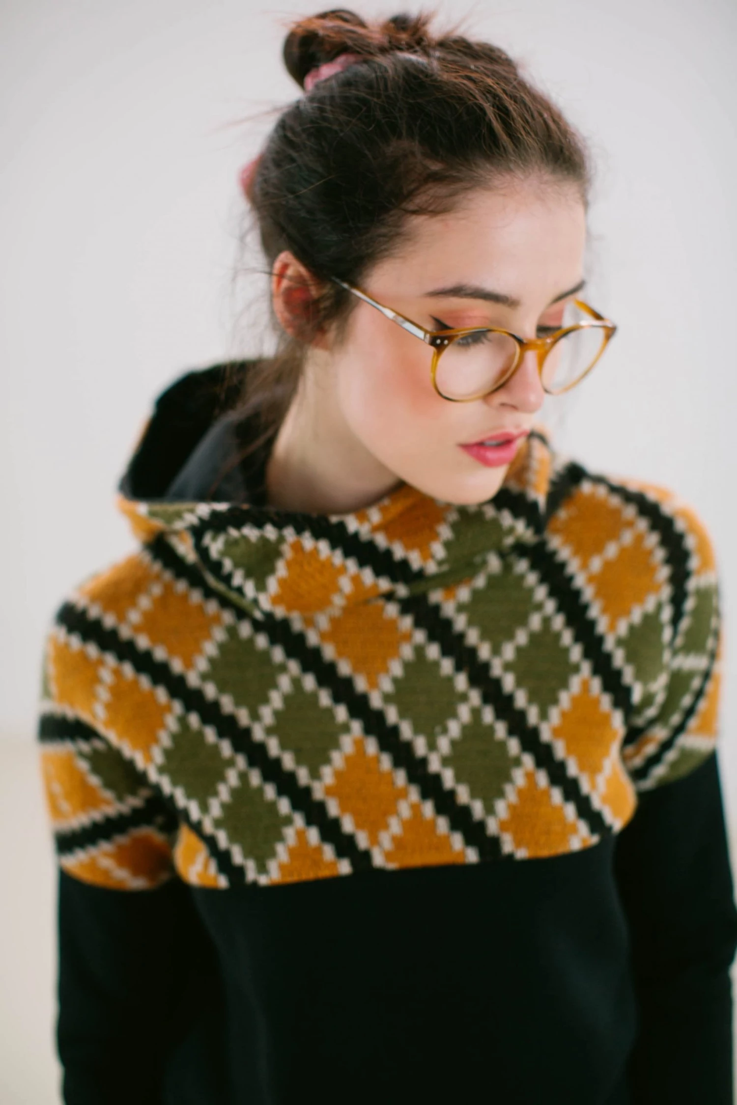 SHOKO Sweaters & Hoodies Hoodie To Go Black Patchwork. 3 SHOKO Sweaters & Hoodies Hoodie To Go Black Patchwork.