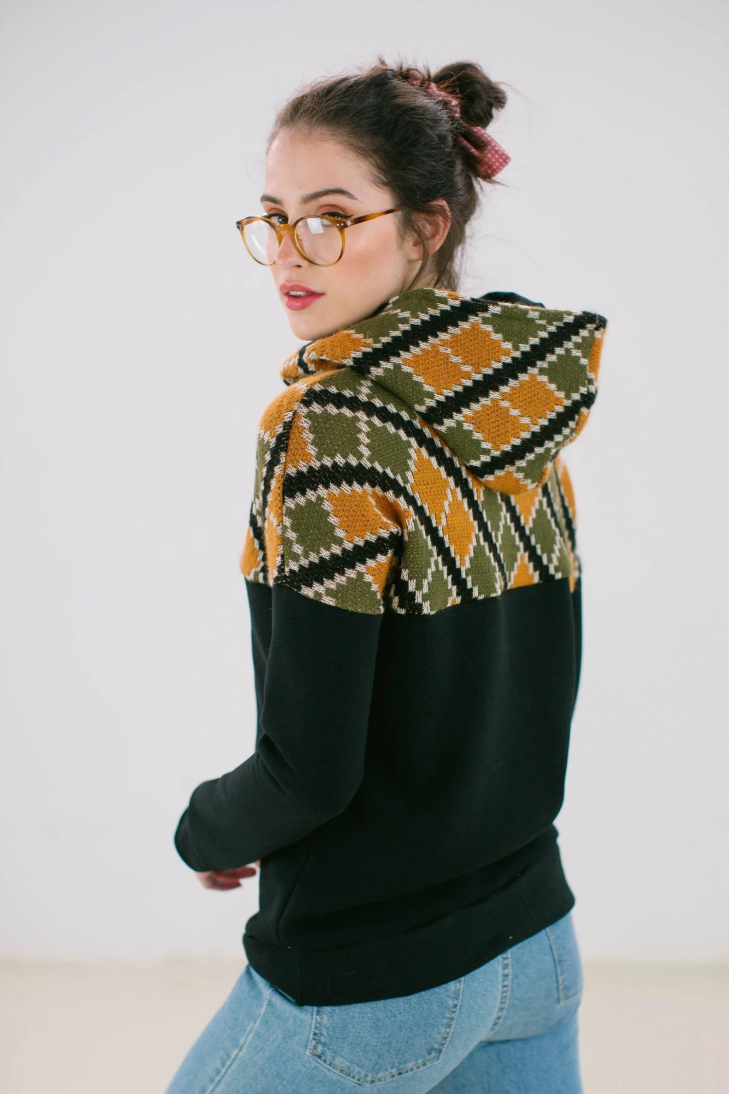 SHOKO Sweaters & Hoodies Hoodie To Go Black Patchwork. 6 SHOKO Sweaters & Hoodies Hoodie To Go Black Patchwork.