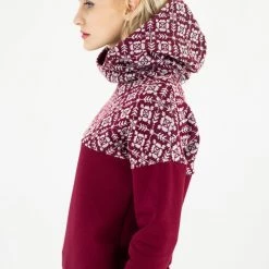 SHOKO Sweaters & Hoodies Hoodie To Go Burgundy.