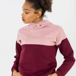 SHOKO Sweaters & Hoodies Hoodie To Go Wine Red Rose.