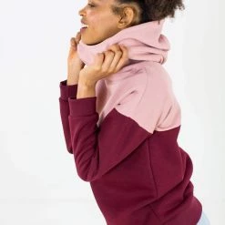 SHOKO Sweaters & Hoodies Hoodie To Go Wine Red Rose.