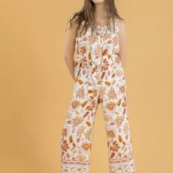 SHOKO Jumpsuit Paisley Beach Bum Sand