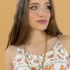 SHOKO Jumpsuit Paisley Beach Bum Sand