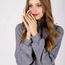 SHOKO Knit Dress Elisa Grey. Dresses