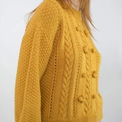 SHOKO Sweaters & Hoodies Knit Sweater Anemi In Mustard.