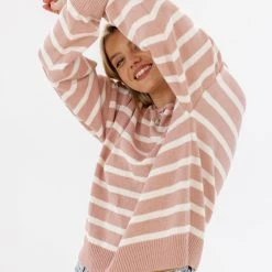SHOKO Knit Sweater Lilliana Stripes. New In