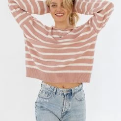 SHOKO Knit Sweater Lilliana Stripes. New In