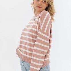 SHOKO Knit Sweater Lilliana Stripes. New In