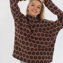 SHOKO Sweaters & Hoodies Knit Sweater Zoey Dusty Pink.