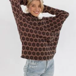 SHOKO Sweaters & Hoodies Knit Sweater Zoey Dusty Pink.