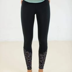SHOKO Skirts & Bottoms Leggings Black GeoStripes.